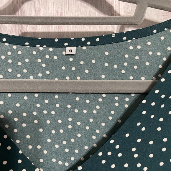 Amoretu Women’s Summer Tunic V Neck Flowy Swing Shift Dress - Picture 5 of 11